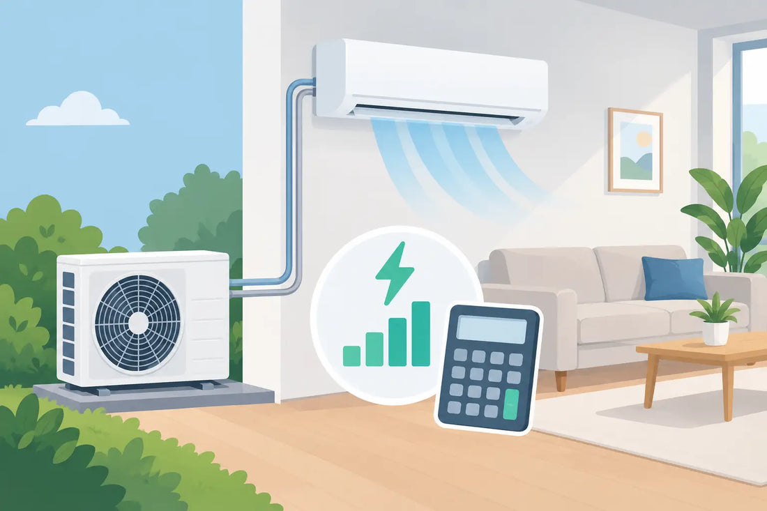 Split airco stroomverbruik berekenen: zo werkt het