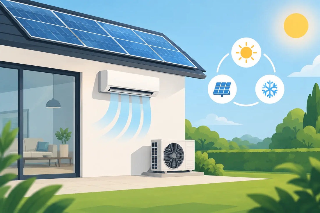 Vijf voordelen van airco met zonnepanelen