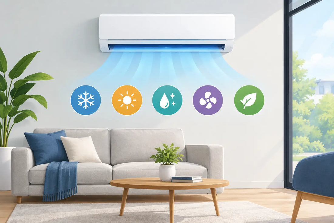 Meest gekozen airco functies voor uw woning